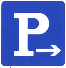 停车位方向标志