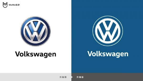 大众新车标！全新logo公布，你看出区别了吗？