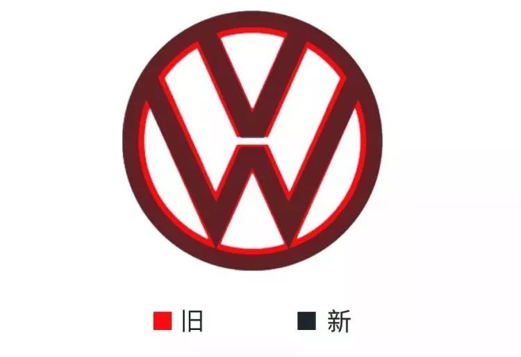 大众新LOGO曝光，都快瘦成闪电了