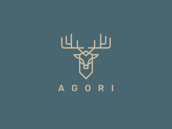 30款极简线条艺术风格logo设计
