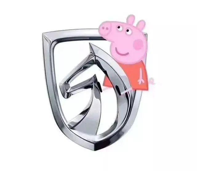 社会！社会！小猪佩奇已经把各大车企LOGO玩坏了
